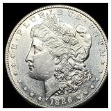 1886 Morgan Silver Dollar CLOSELY UNCIRCULATED