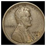 1909-S Lincoln Wheat Cent LIGHTLY CIRCULATED