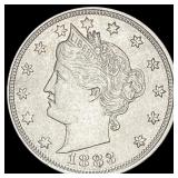 1883 Liberty Head Nickel No Cents CLOSELY  UNCIRC