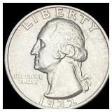 1932-S Silver Washington Quarter UNCIRCULATED