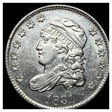 1831 Silver Capped Bust Half Dime CHOICE AU