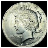 1927 Peace Silver Dollar CLOSELY UNCIRCULATED