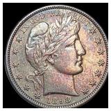 1898-S Silver Barber Half Dollar CHOICE AU