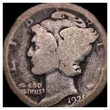 1921 Mercury Dime NICE CIRC