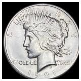 1921 Silver Peace Dollar CLOSELY UNCIRCULATED