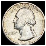 1932-S Silver Washington Quarter CLOSELY UNCIRCULA