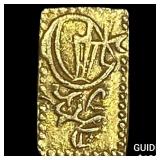 Japan 1832-1858 Gold 2 Shu CLOSELY UNCIRCULATED