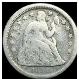 1841 Seated Liberty Dime NICELY CIRCULATED