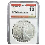2023 Silver Eagle NGC MS10