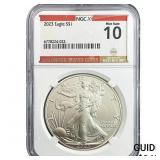 2023 Silver Eagle NGC MS10