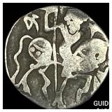 India Rajput 700-1000  Silver Jital NEARLY UNCIRC