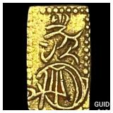 Japan 1832-1858 Gold 2 Shu CLOSELY UNCIRCULATED