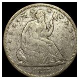 1875-S Seated Liberty Half Dollar LIGHTLY  CIRCUL