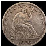 1856-O Seated Liberty Half Dollar ABOUT  UNCIRCUL