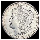 1904-S Silver Morgan Dollar CLOSELY UNCIRCULATED