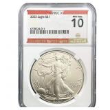 2023 Silver Eagle NGC MS10