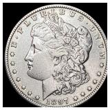 1897 Silver Morgan Dollar CLOSELY UNCIRCULATED