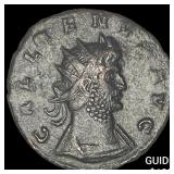 Roman Empire 263-268 Gallienus Bronze Antoninianu