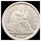 1838 Silver Seated Liberty Dime CLOSELY  UNCIRCUL