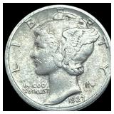 1927-D Silver Mercury Dime ABOUT UNCIRCULATED