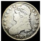 1813 Capped Bust Half Dollar NICELY  CIRCULATED