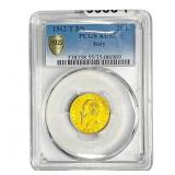 1862-T Italy Gold 20 Lire PCGS AU55