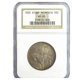 1925 Stone Mountain Half Dollar NGC MS63