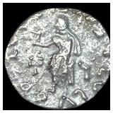 Indo-Scythian 59-12 BC Silver drachm NEARLY UNCIR
