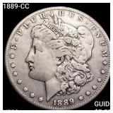 1889-CC Morgan Silver Dollar LIGHTLY CIRCULATED