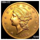 1884-CC $20 Gold Double Eagle UNCIRCULATED