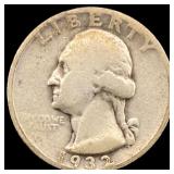 1932-S Silver Washington Quarter LIGHTLY  CIRCULA