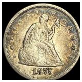 1875-S Silver Twenty Cent Piece NEARLY  UNCIRCULA
