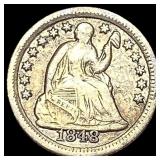 1848-O Seated Liberty Half Dime HIGH GRADE