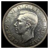 1946 Canada Silver Dollar CLOSELY  UNCIRCULATED