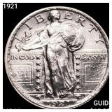 1921 Standing Liberty Quarter CHOICE BU