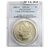 1882-O Morgan Silver Dollar PCGS MS62 VAM 4 O/S Re