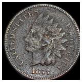 1877 Indian Head Cent LIGHTLY CIRCULATED