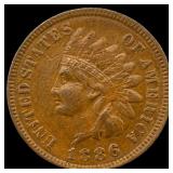 1886 Indian Head Cent CLOSELY UNCIRCULATED