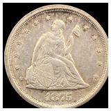 1875-S Silver Twenty Cents UNCIRCULATED