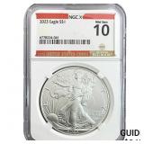 2023 Silver Eagle NGC MS10