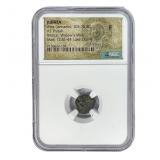 Judaea Alex Jannaeus 103-76 BC Bronze Prutah NGC