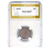 1927 Buffalo Nickel PGA MS67
