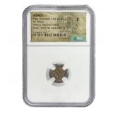 Judaea Alex Jannaeus 103-76 BC Bronze Prutah NGC