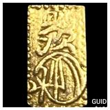 Japan 1832-1858 Gold 2 Shu CLOSELY UNCIRCULATED