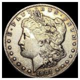 1901-S Silver Morgan Dollar ABOUT  UNCIRCULATED