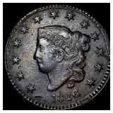 1826 Coronet Head Large Cent ABOUT  UNCIRCULATED