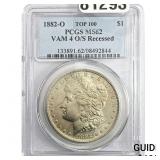 1882-O Morgan Silver Dollar PCGS MS62 VAM 4 O/S Re