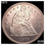 1873 Seated Liberty Dollar CHOICE BU