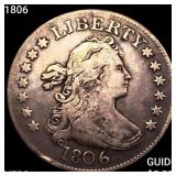 1806 Draped Bust Quarter LIGHTLY CIRCULATED