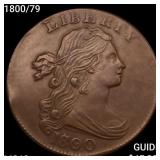 1800/79 Draped Bust Large Cent CHOICE BU